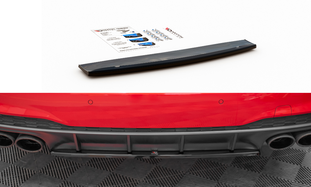 Central Rear Splitter Audi A7 C8 S-Line (2017-)