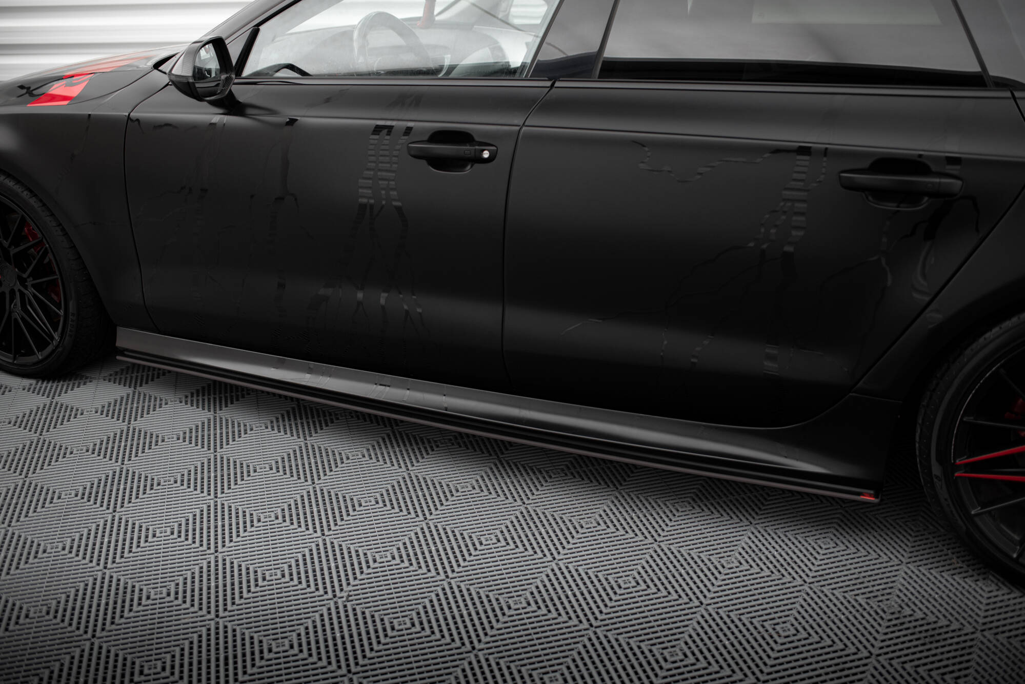 STREET PRO SIDE SKIRTS DIFFUSERS SUITABLE FOR AUDI A7 RS7 LOOK C7 – MAXTON DESIGN - 2