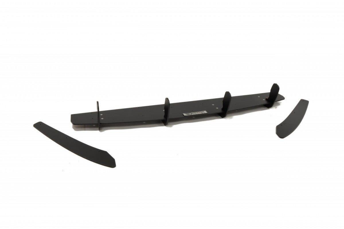 Audi A6 C7 S-line Avant Rear Diffuser & Rear Side Splitters (Fits TWO Single Exhaust Ends) (2011-2014)