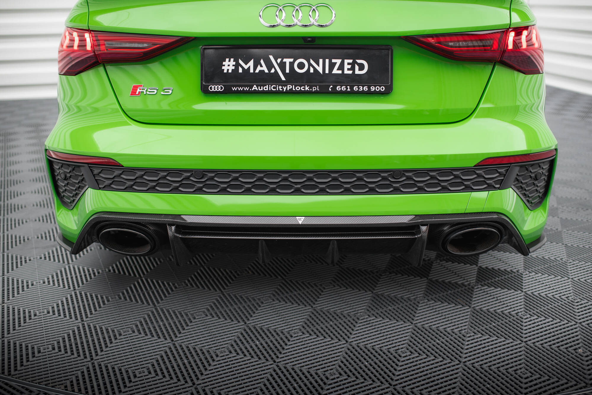 SET OD PREPREG CARBON SPLITTERS SUITABLE FOR AUDI RS3 8Y SEDAN – MAXTON DESIGN - 10