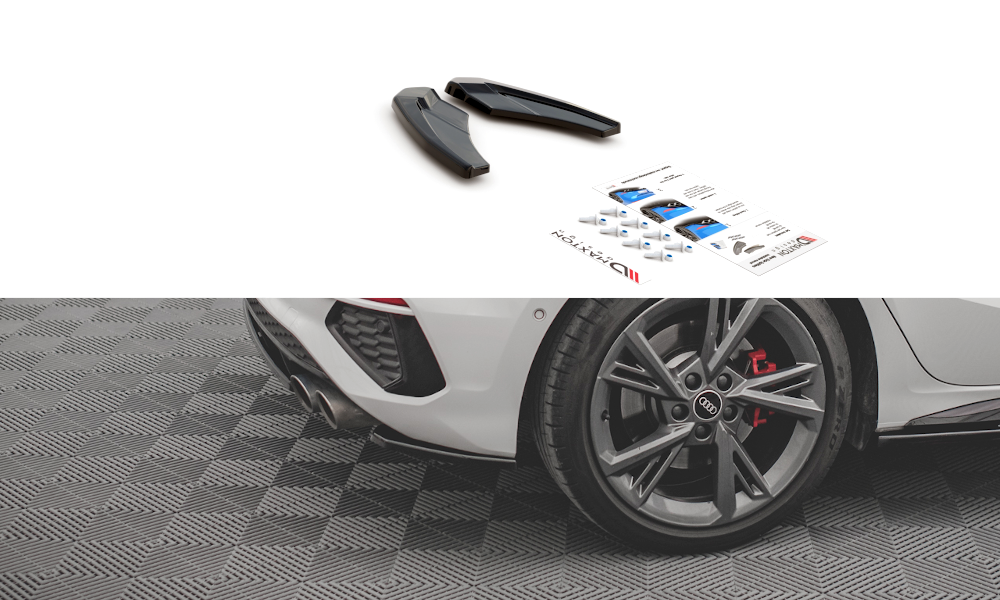 Rear Side Splitters V.1 Audi S3 8Y (2020-)