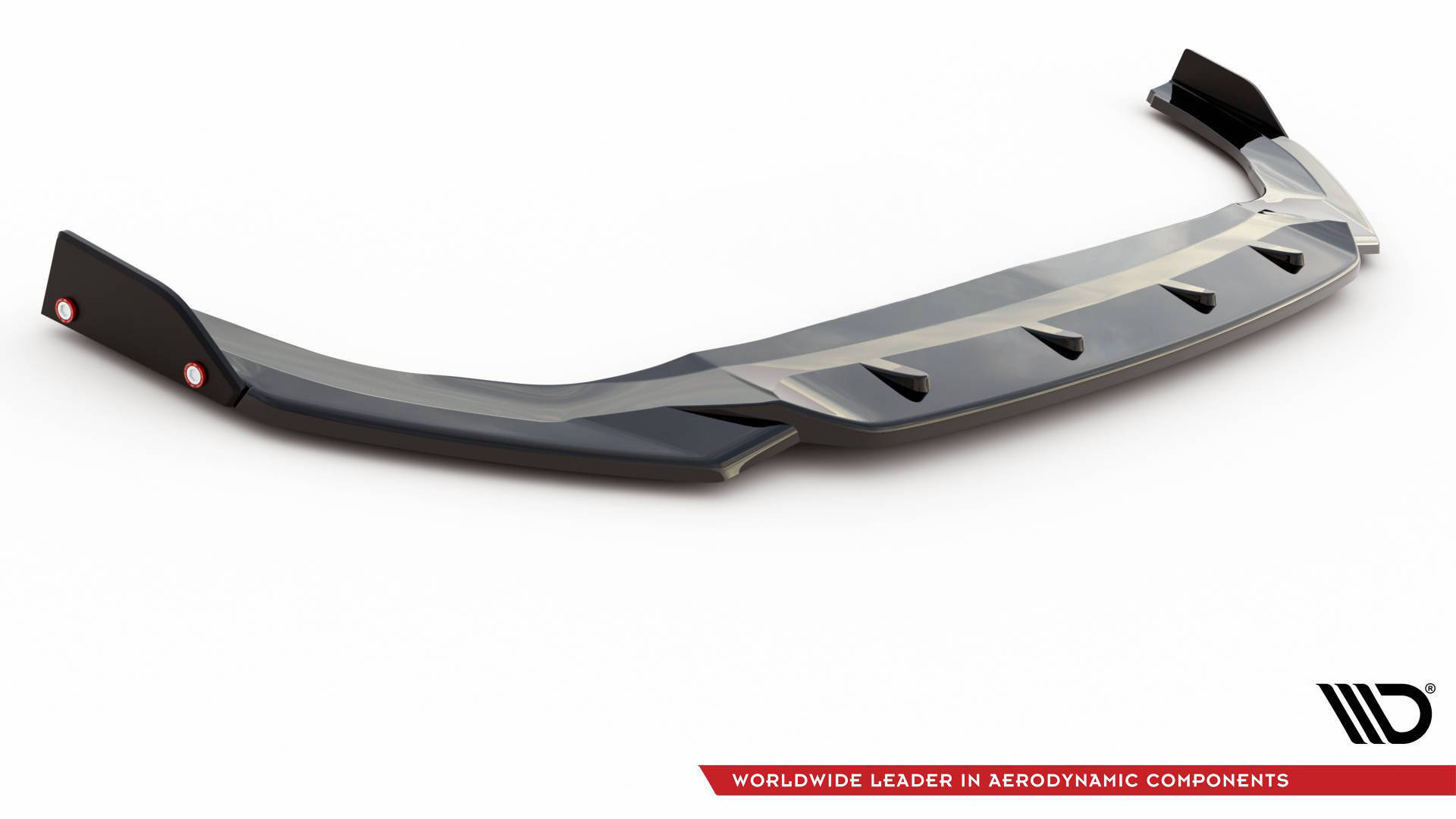 Front Splitter V.2 + Flaps Volkswagen Golf GTI / GTE / R-Line Mk8 - 5