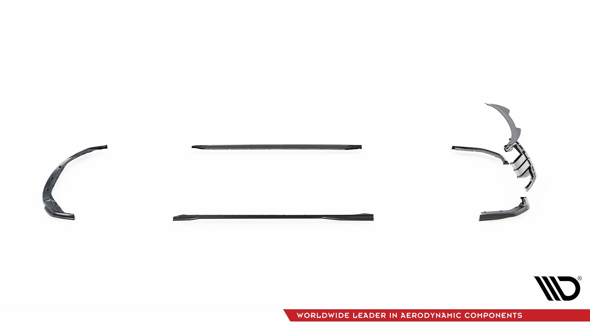 SET OF PREPREG CARBON FIBER SPLITTERS SUITABLE FOR BMW M3 G80 SEDAN – MAXTON DESIGN - 16
