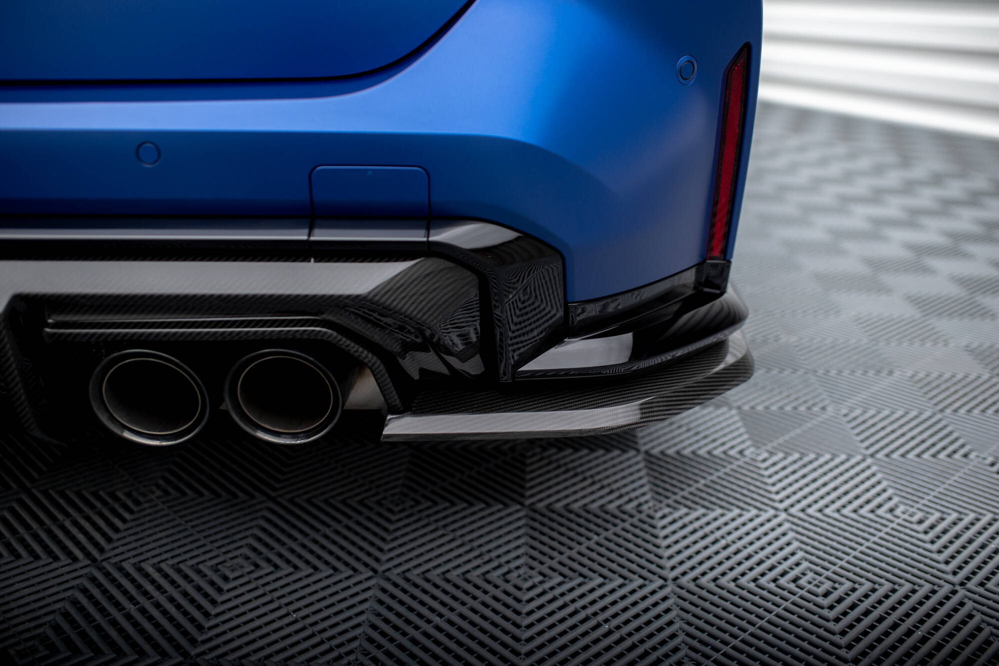 SET OF PREPREG CARBON FIBER SPLITTERS SUITABLE FOR BMW M3 G81 TOURING – MAXTON DESIGN - 3