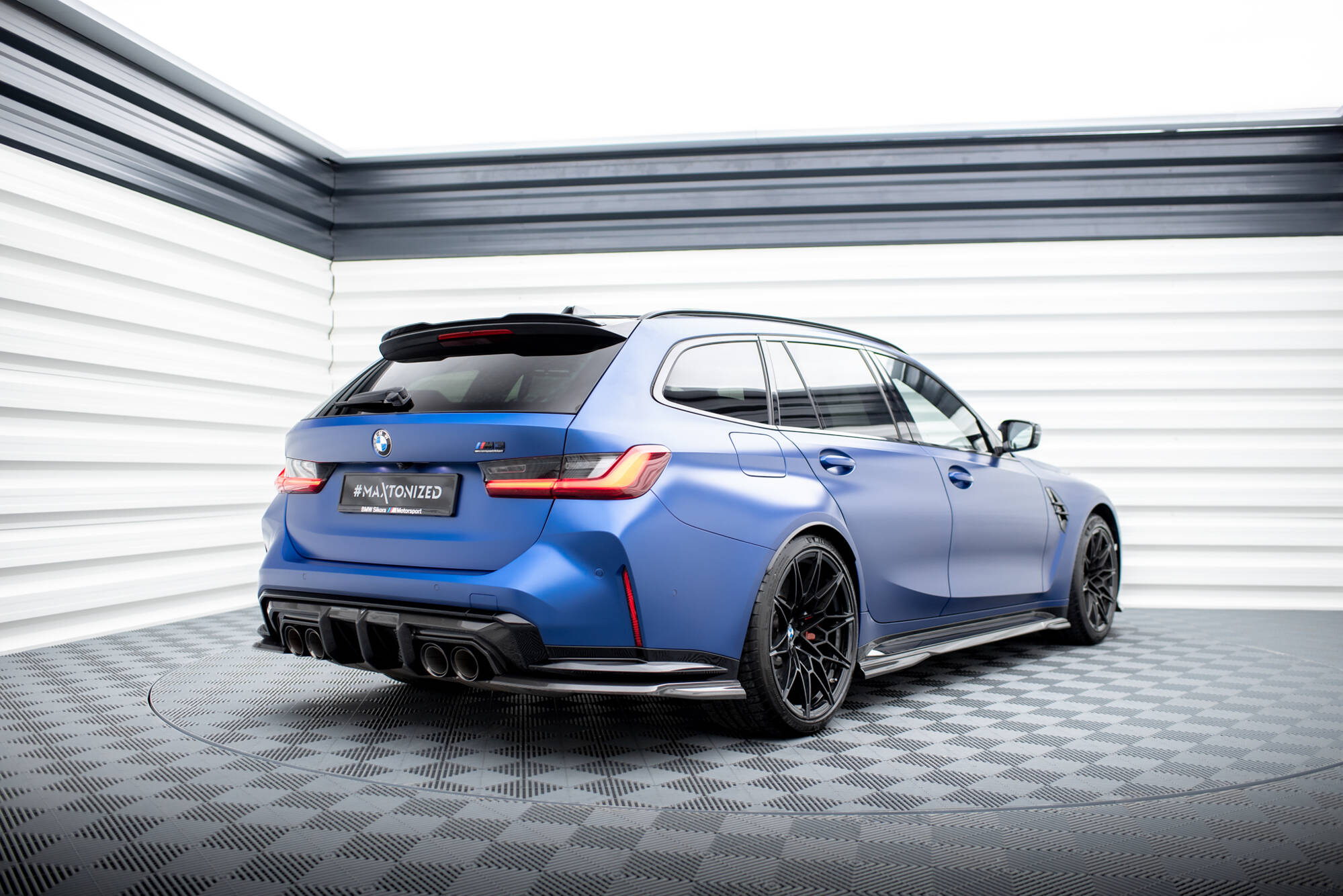 SET OF PREPREG CARBON FIBER SPLITTERS SUITABLE FOR BMW M3 G81 TOURING – MAXTON DESIGN - 5