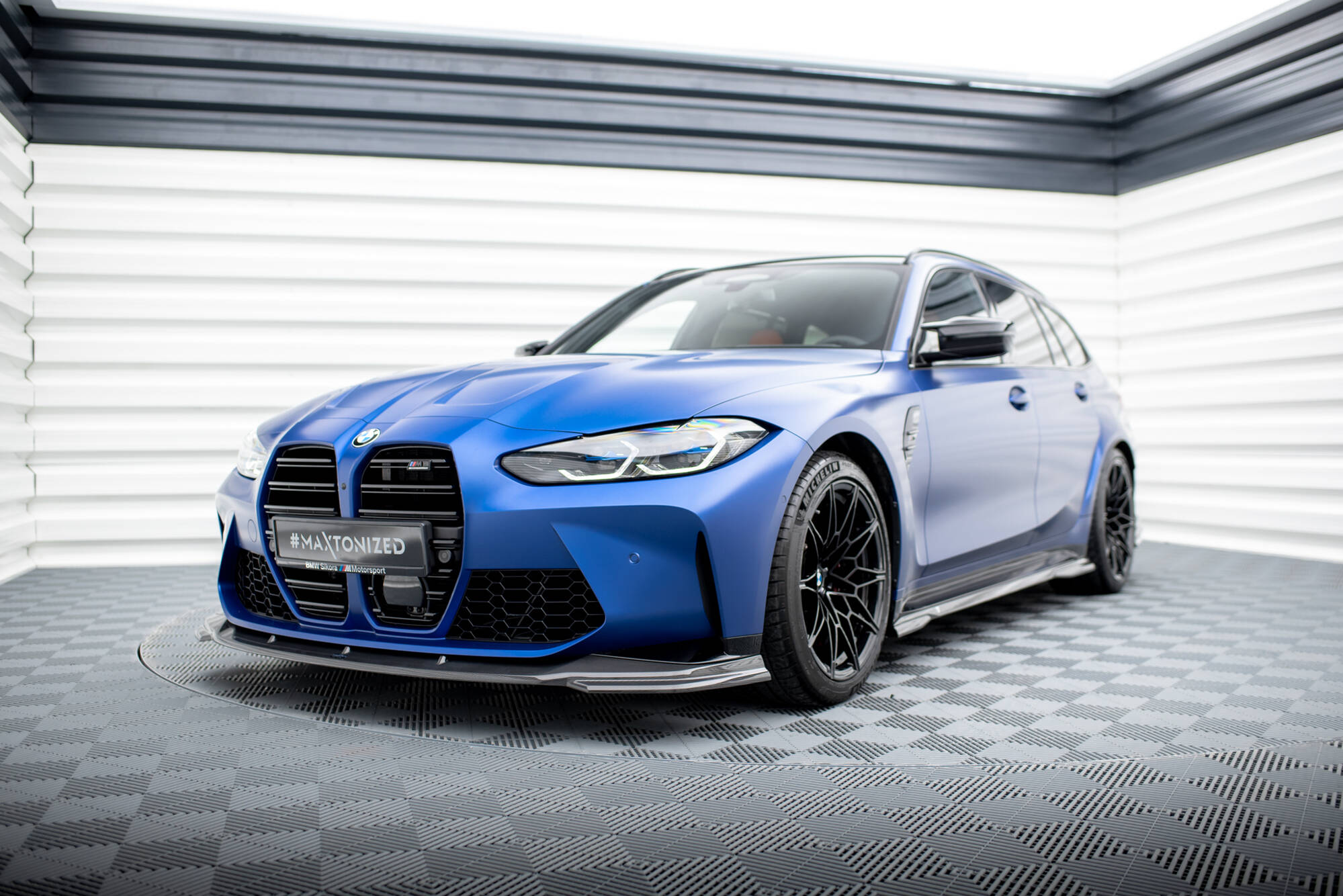 SET OF PREPREG CARBON FIBER SPLITTERS SUITABLE FOR BMW M3 G81 TOURING – MAXTON DESIGN - 7