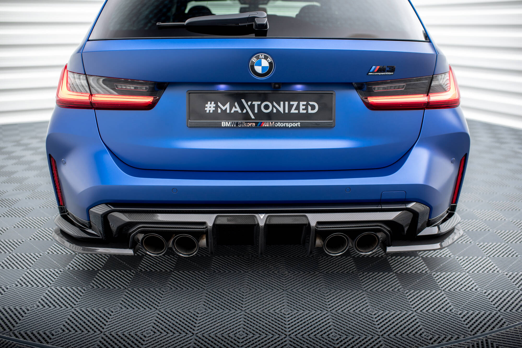SET OF PREPREG CARBON FIBER SPLITTERS SUITABLE FOR BMW M3 G81 TOURING – MAXTON DESIGN - 9