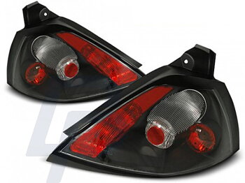 TAILLIGHTS RENAULT MEGANE II 11.02-12.05 BLACK
