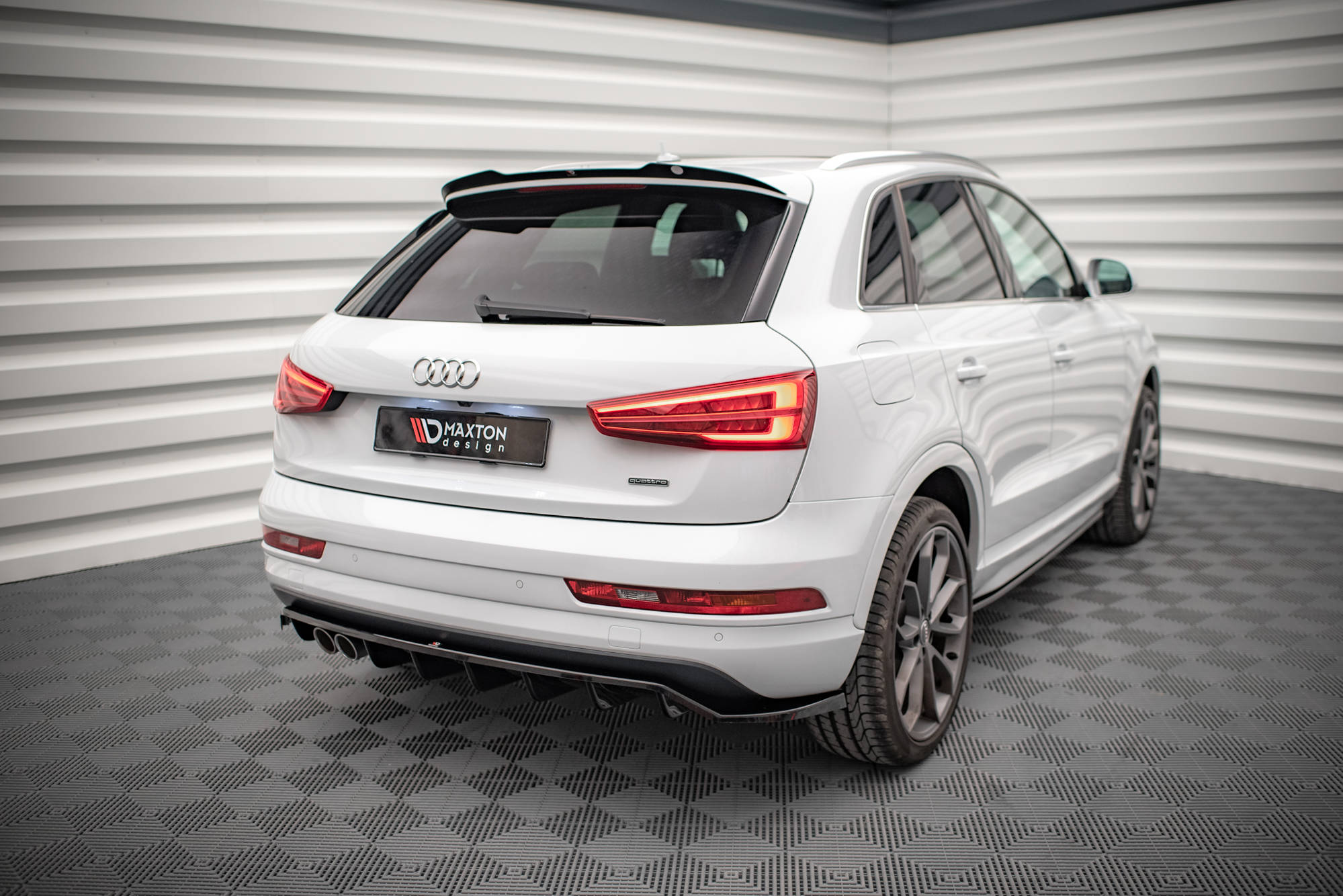 Spoiler CAP Audi Q3 Sport 8U Facelift / S-Line 8U - 2