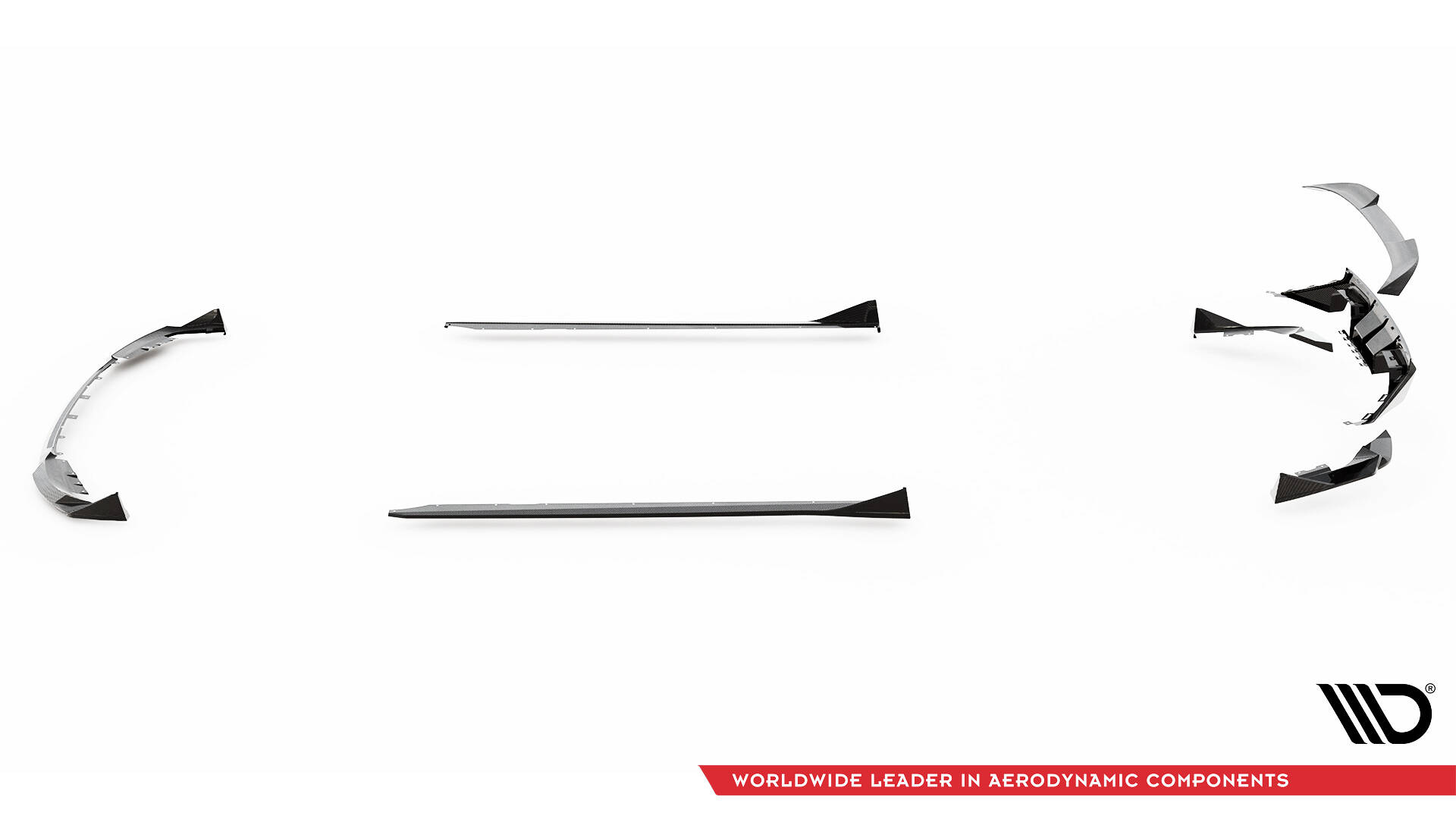 SET OF PREPREG CARBON FIBER SPLITTERS SUITABLE FOR BMW M2 G87 – MAXTON DESIGN - 8