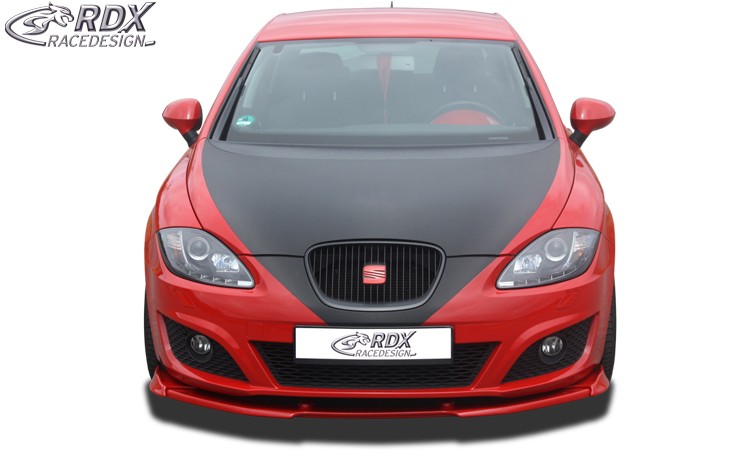FRONT SPOILER VARIO-X SEAT LEON 1P FACELIFT 2009+ (NOT FR, CUPRA) FRONT LIP SPLITTER - 3