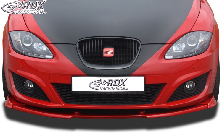 FRONT SPOILER VARIO-X SEAT LEON 1P FACELIFT 2009+ (NOT FR, CUPRA) FRONT LIP SPLITTER - 4