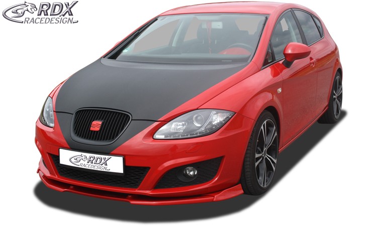 FRONT SPOILER VARIO-X SEAT LEON 1P FACELIFT 2009+ (NOT FR, CUPRA) FRONT LIP SPLITTER - 2