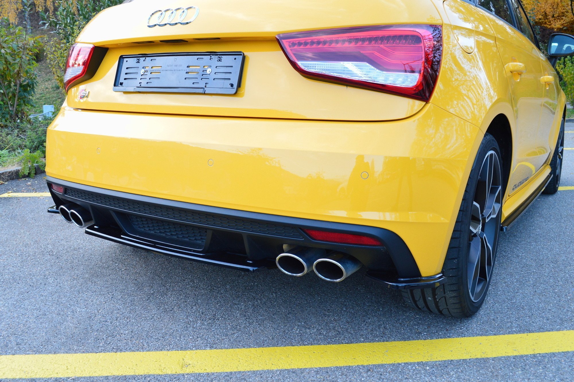 Rear Central Splitter Audi S1 Mk1 (2014-2018) - 2