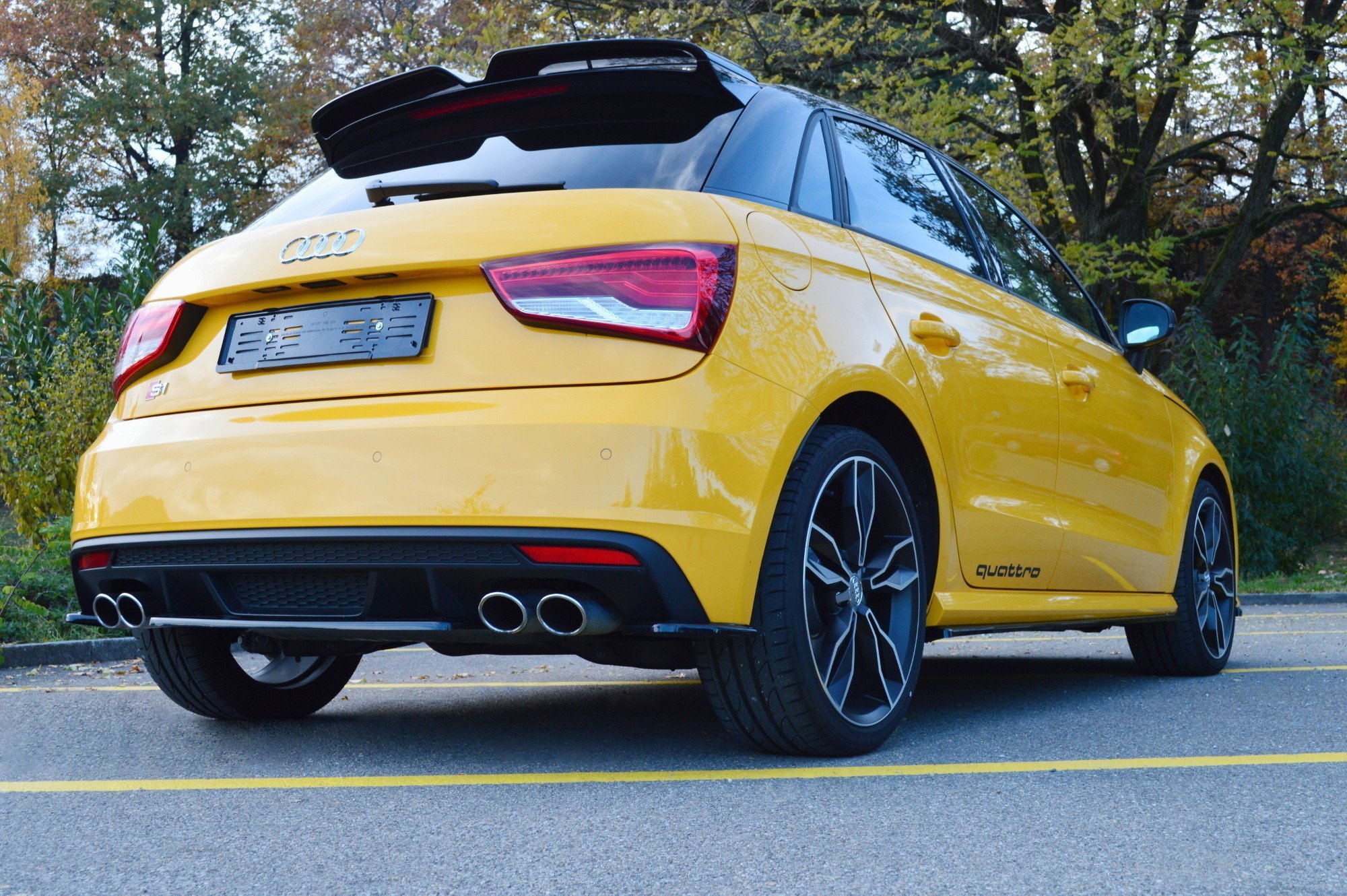 Rear Central Splitter Audi S1 Mk1 (2014-2018) - 4
