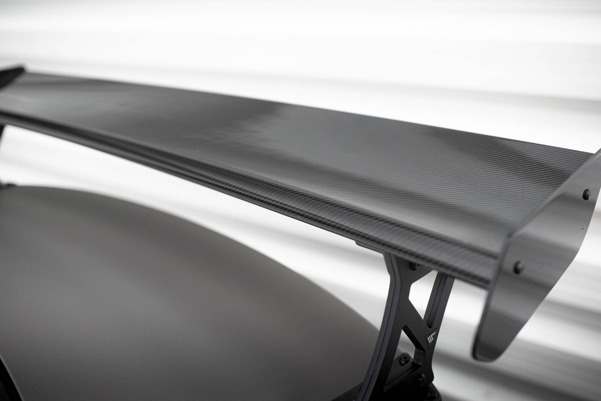 CARBON SPOILER WITH EXTERNAL BRACKETS UPRIGHTS + LED SUITABLE FOR BMW M4 G82 / G82 FACELIFT / M440I / 4 M-PACK G22 / G22 FACELIFT – MAXTON DESIGN - 15