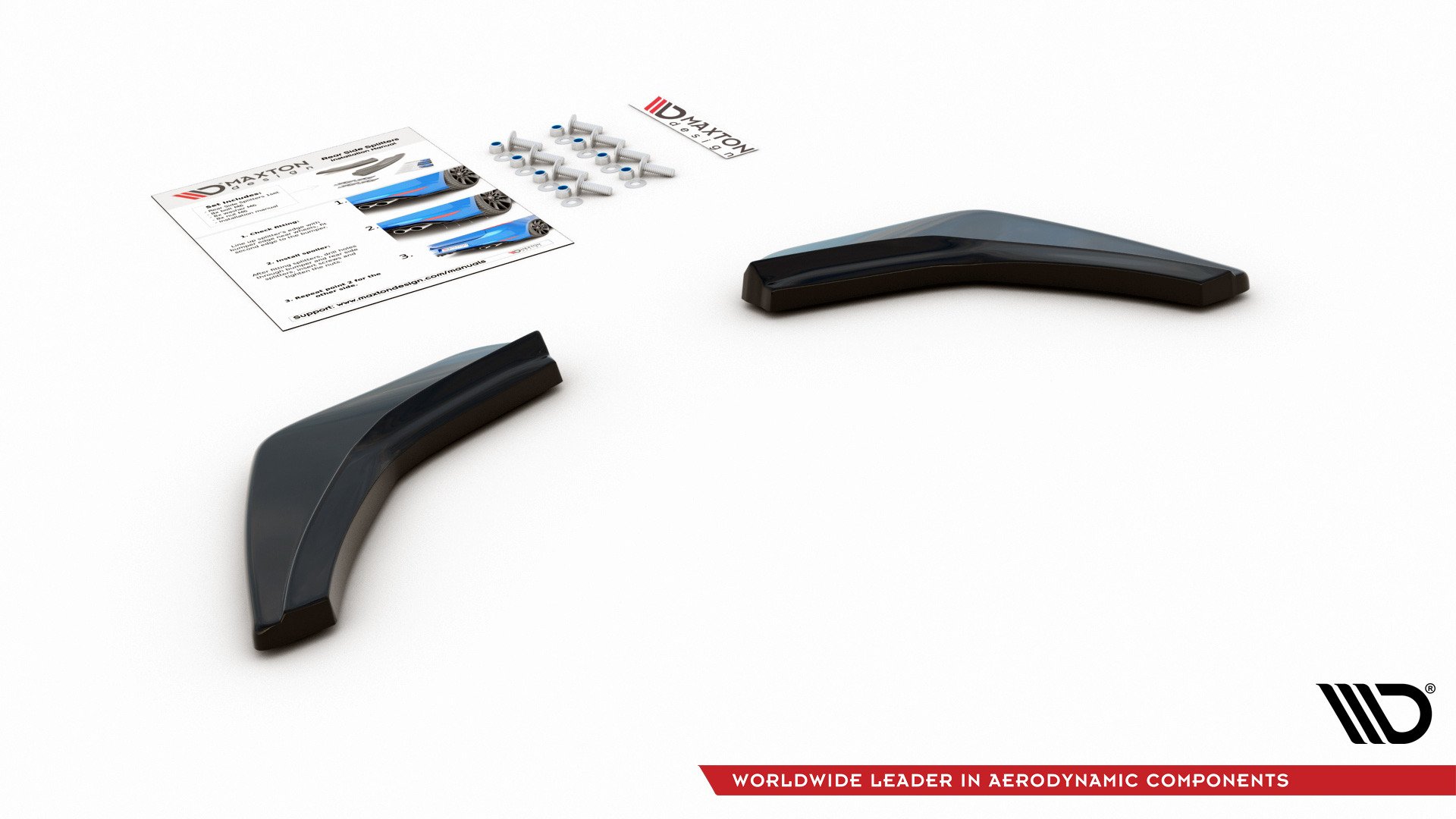 Rear Side Splitters V2 VW Golf 7 GTI (2013-2016) - 8