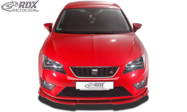 FRONT SPOILER VARIO-X SEAT LEON 5F FR + CUPRA -2017 (INCL. SC, ST) FRONT LIP SPLITTER - 3