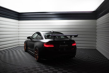CARBON SPOILER WITH INTERNAL BRACKETS UPRIGHTS + LED SUITABLE FOR BMW M2 F87 / 2 / 2 M-PACK F22 – MAXTON DESIGN