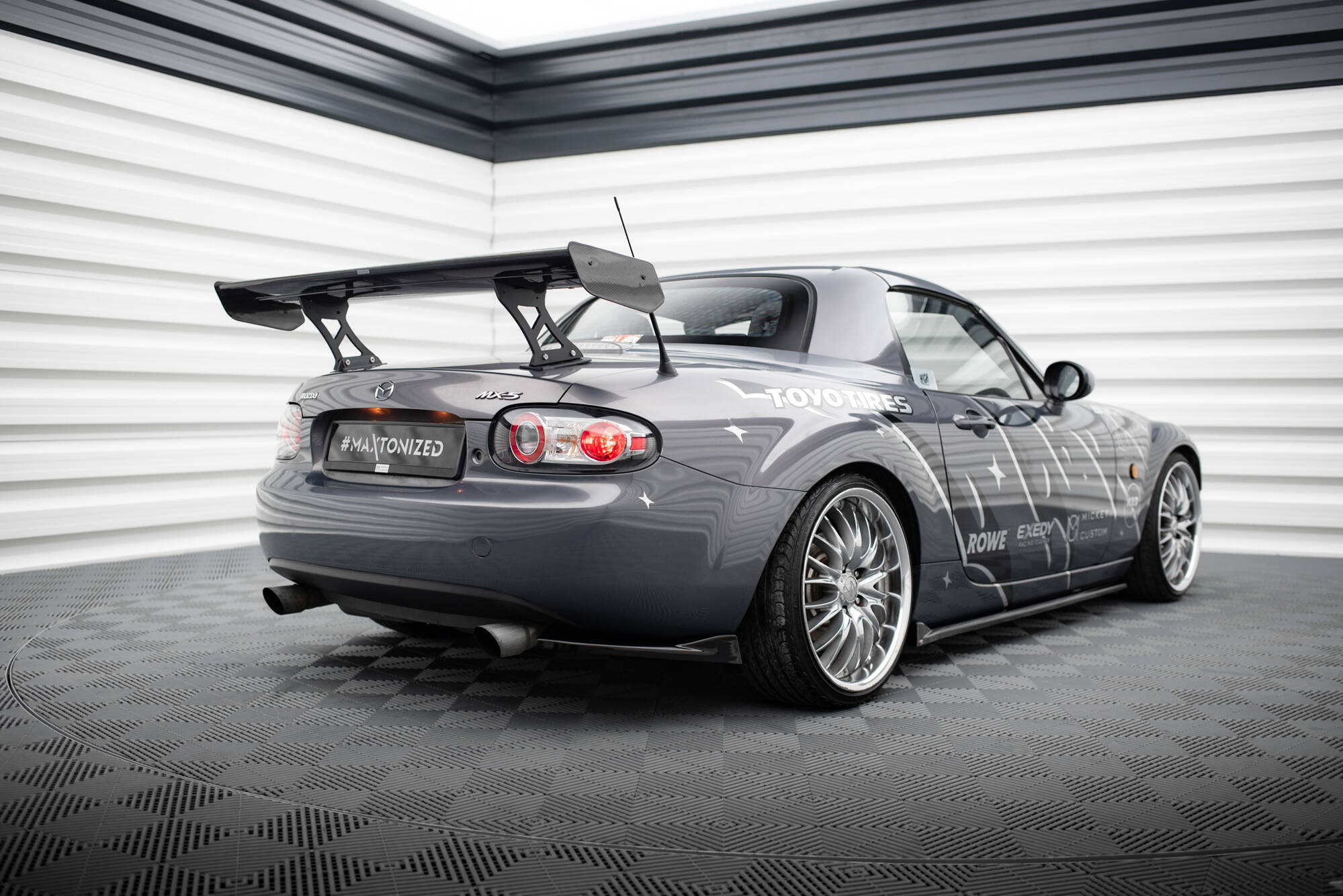 CARBON SPOILER SUITABLE FOR MAZDA MX5 HARDTOP NC(MK3) – MAXTON DESIGN - 7