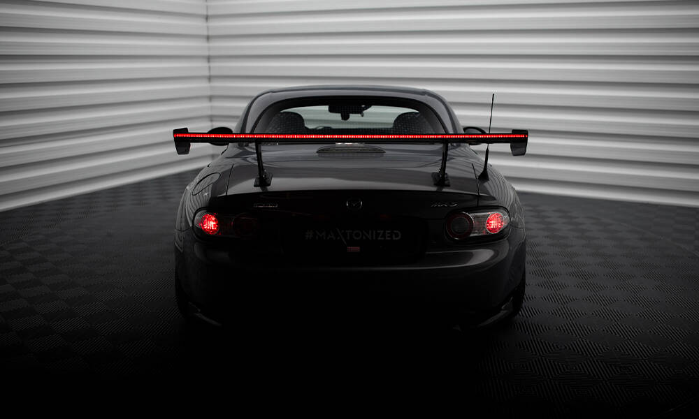 CARBON SPOILER + LED SUITABLE FOR MAZDA MX5 HARDTOP NC(MK3) – MAXTON DESIGN - 5