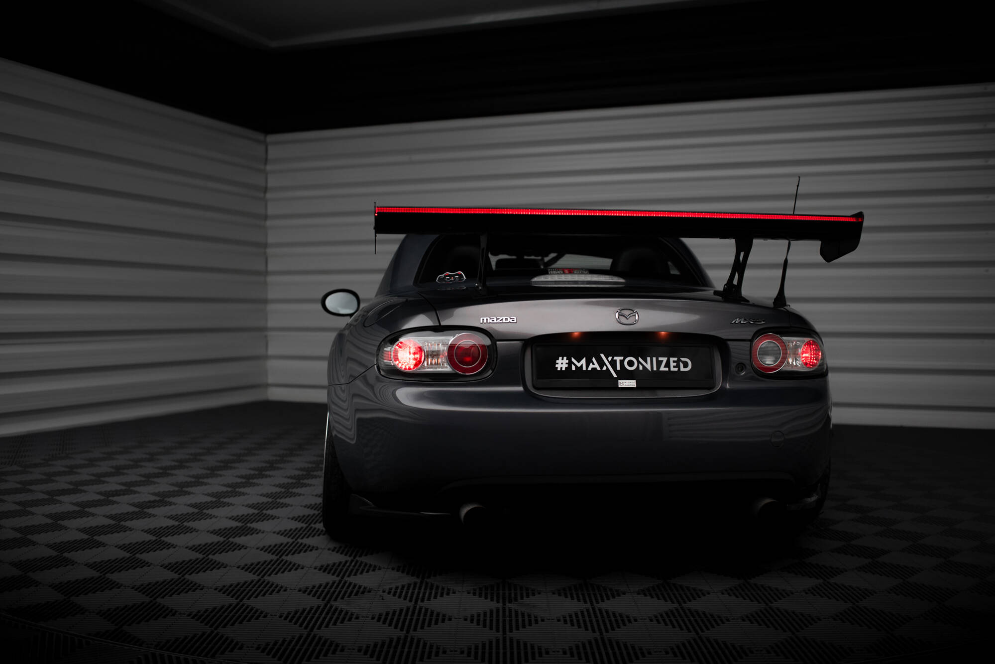 CARBON SPOILER + LED SUITABLE FOR MAZDA MX5 HARDTOP NC(MK3) – MAXTON DESIGN - 14