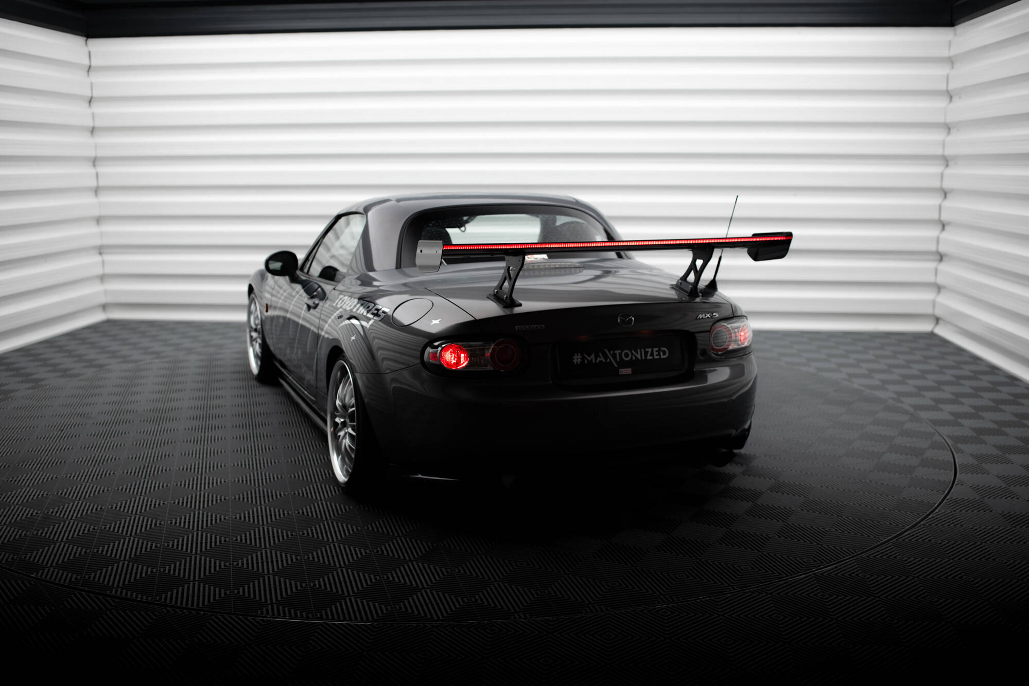 CARBON SPOILER + LED SUITABLE FOR MAZDA MX5 HARDTOP NC(MK3) – MAXTON DESIGN - 19