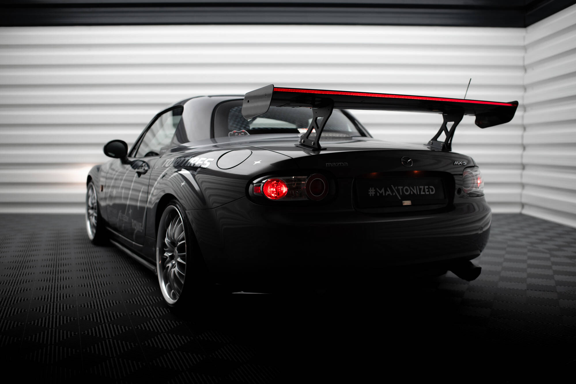 CARBON SPOILER + LED SUITABLE FOR MAZDA MX5 HARDTOP NC(MK3) – MAXTON DESIGN - 13