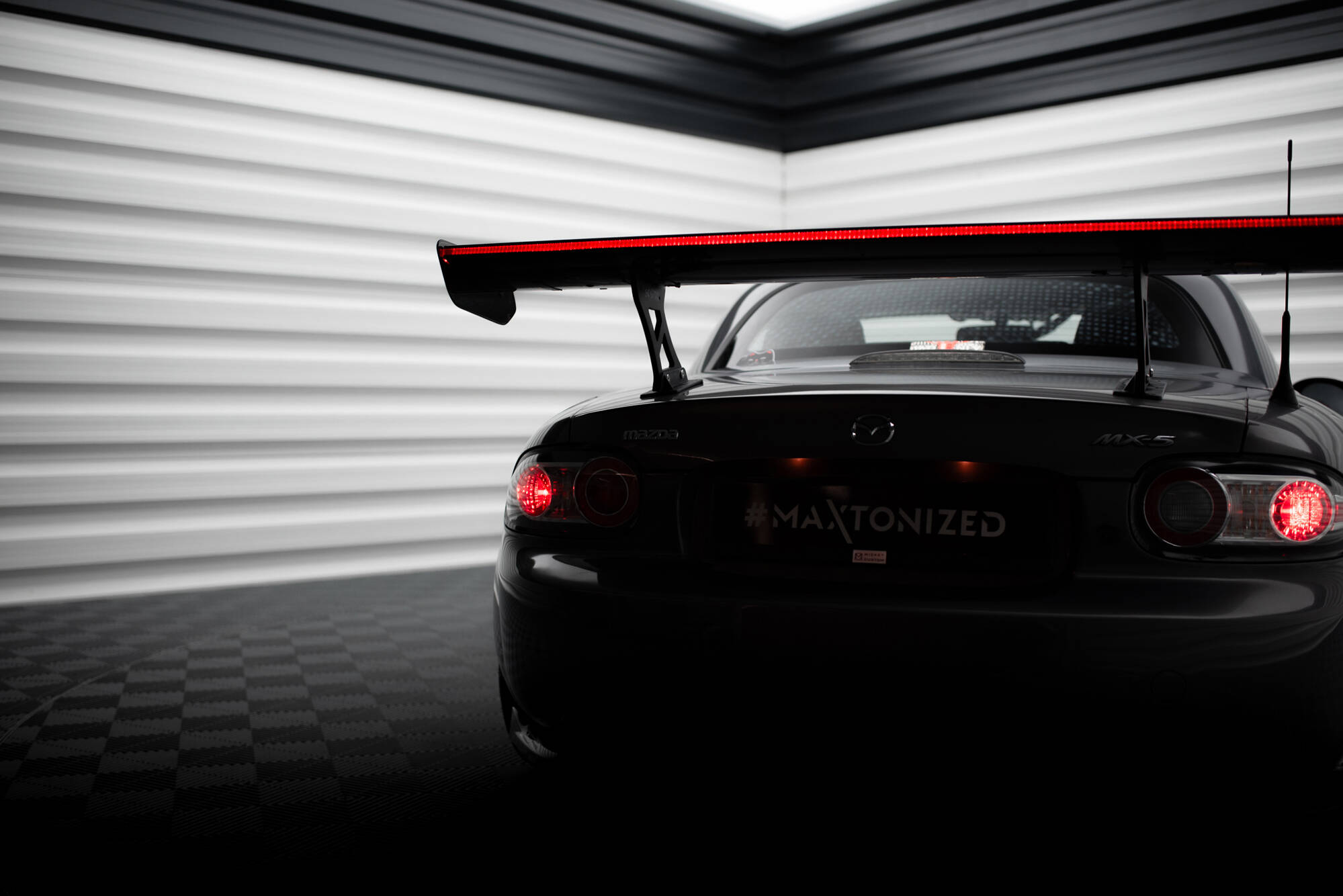 CARBON SPOILER + LED SUITABLE FOR MAZDA MX5 HARDTOP NC(MK3) – MAXTON DESIGN - 21