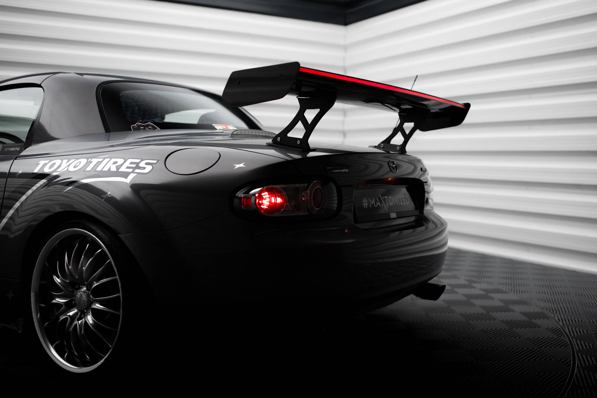 CARBON SPOILER + LED SUITABLE FOR MAZDA MX5 HARDTOP NC(MK3) – MAXTON DESIGN - 18