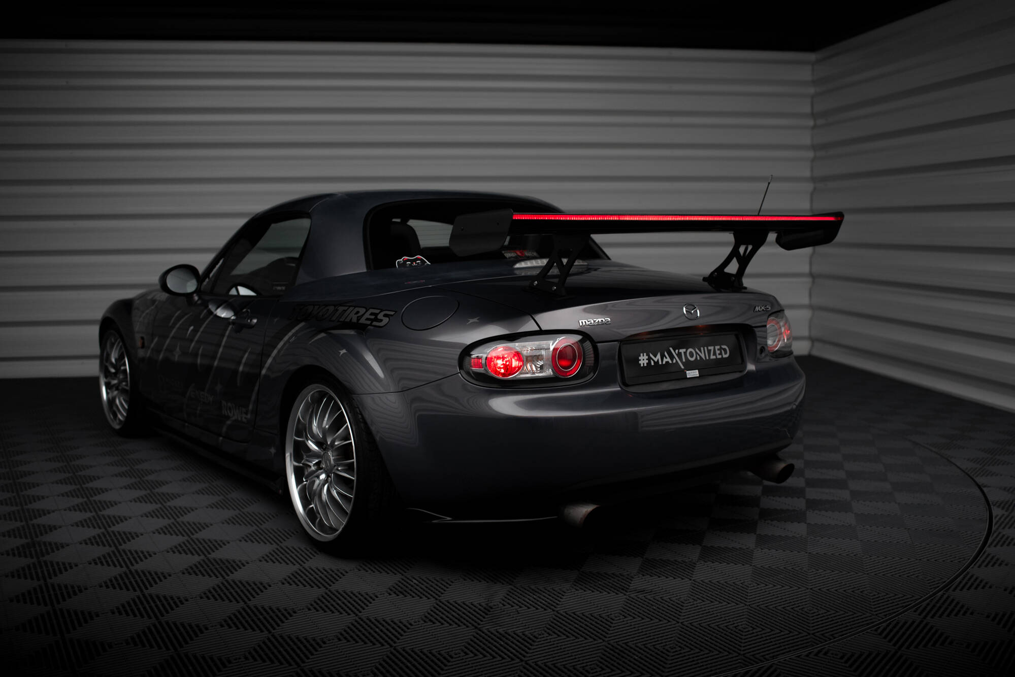 CARBON SPOILER + LED SUITABLE FOR MAZDA MX5 HARDTOP NC(MK3) – MAXTON DESIGN - 22
