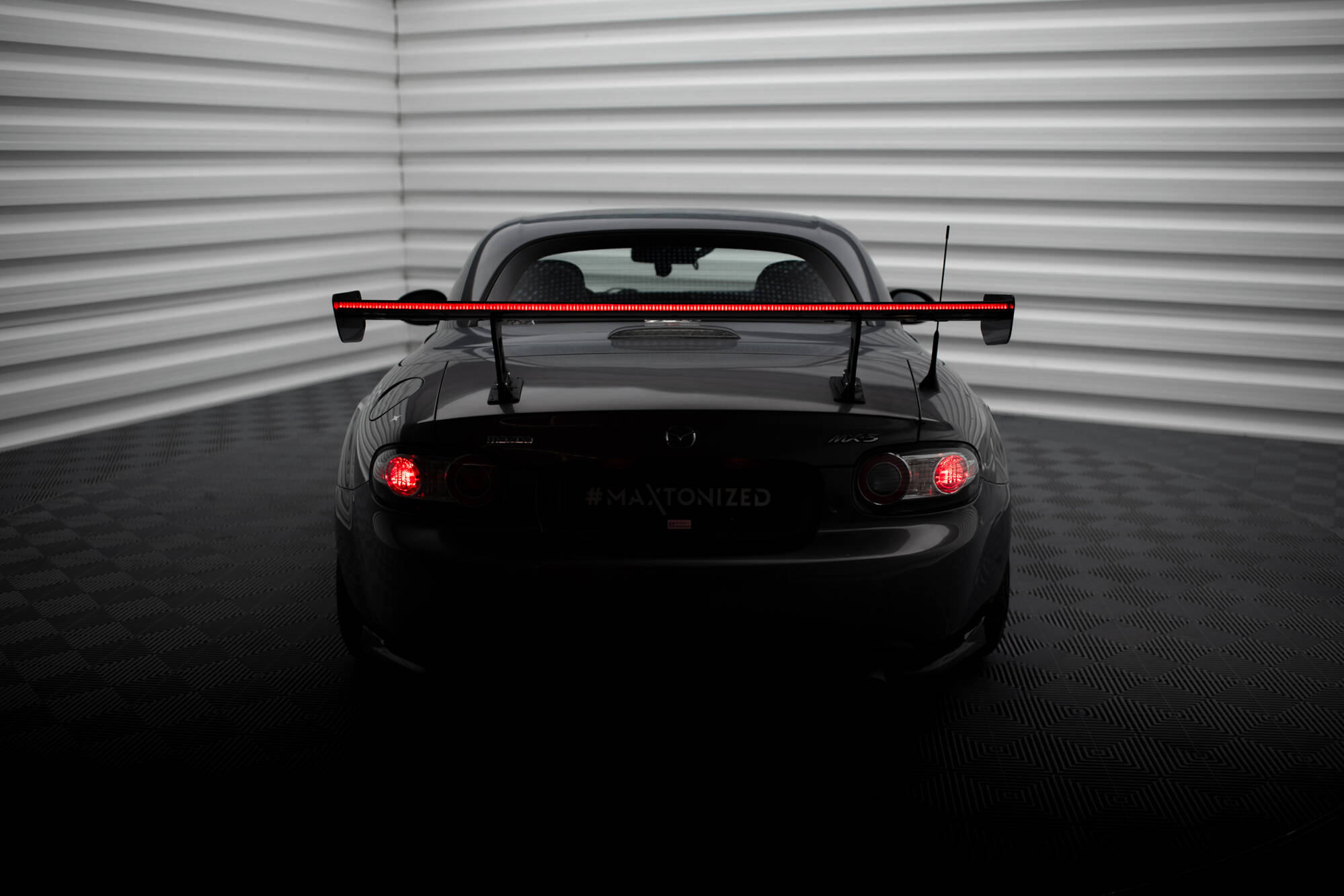 CARBON SPOILER + LED SUITABLE FOR MAZDA MX5 HARDTOP NC(MK3) – MAXTON DESIGN - 4