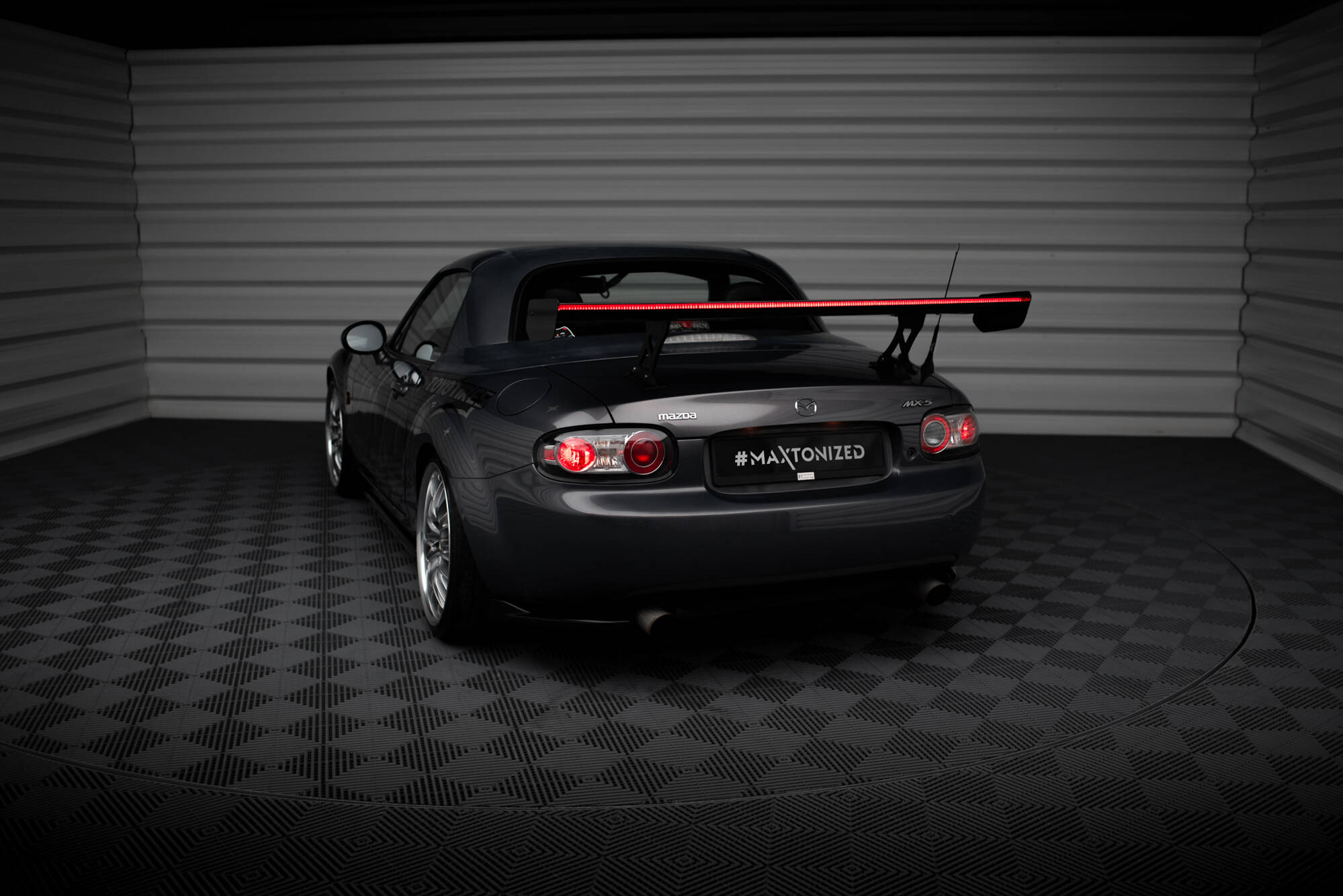 CARBON SPOILER + LED SUITABLE FOR MAZDA MX5 HARDTOP NC(MK3) – MAXTON DESIGN - 9