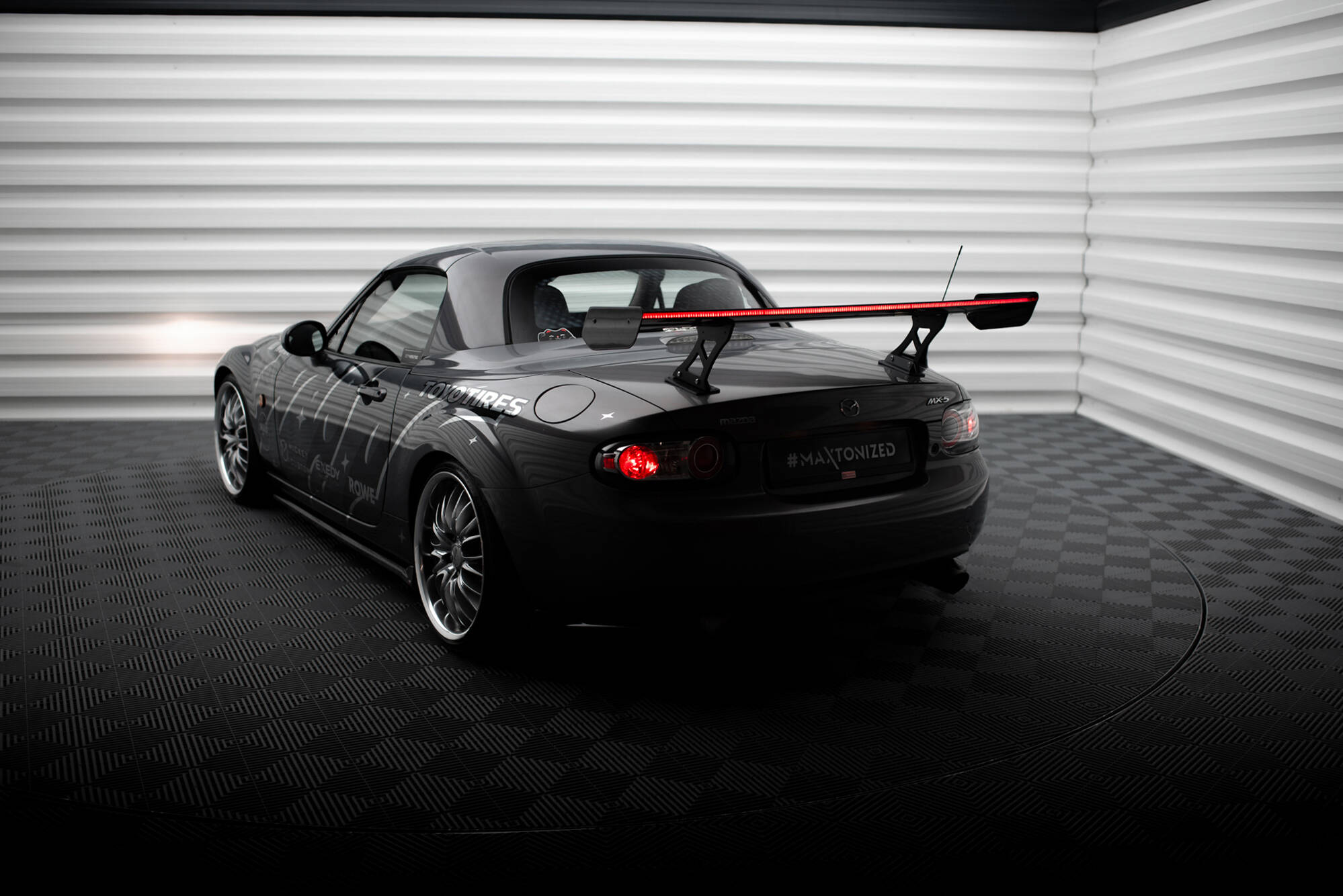 CARBON SPOILER + LED SUITABLE FOR MAZDA MX5 HARDTOP NC(MK3) – MAXTON DESIGN - 16