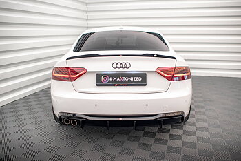 Rear Valance Audi A5 Coupe 8T Facelift (Version with dual exhausts on one side)