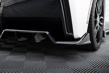 CENTRAL REAR SPLITTER (WITH VERTICAL BARS) SUITABLE FOR CHEVROLET CORVETTE C7 – MAXTON DESIGN
