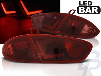 LED TAILLIGHTS SEAT LEON 03.09-13 RED LED BAR