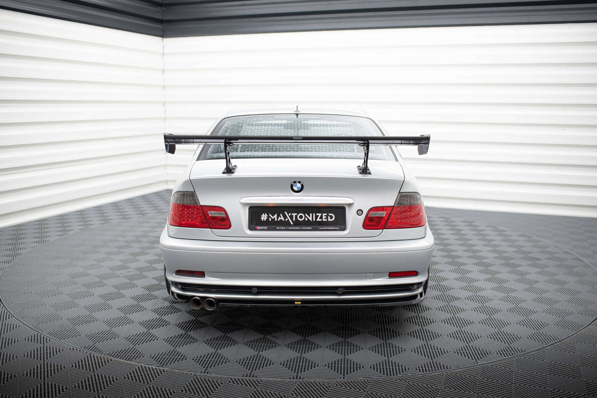 CARBON SPOILER WITH INTERNAL BRACKETS UPRIGHTS SUITABLE FOR BMW 3 COUPE E46 – MAXTON DESIGN - 13