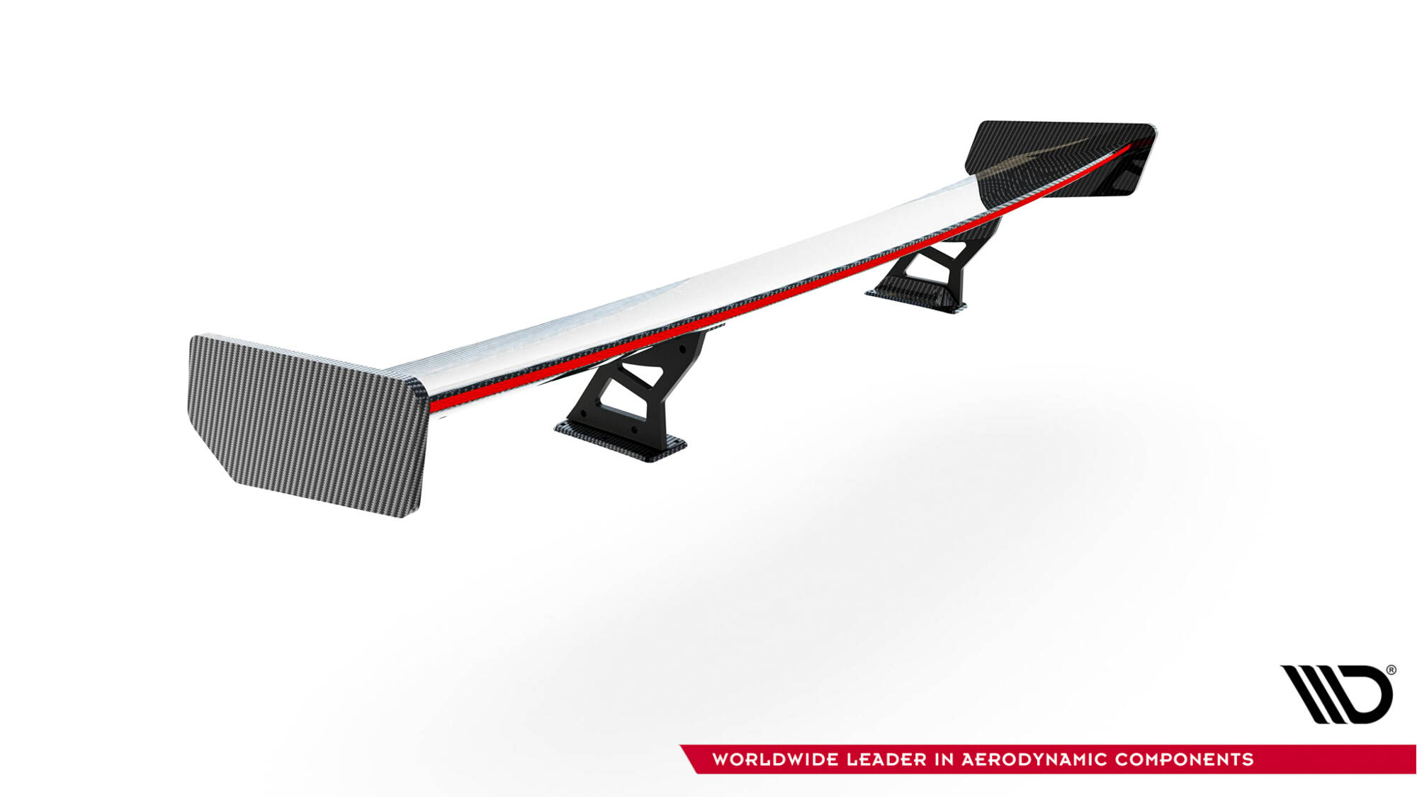 CARBON SPOILER WITH INTERNAL BRACKETS UPRIGHTS + LED SUITABLE FOR BMW 3 COUPE E46 – MAXTON DESIGN - 5