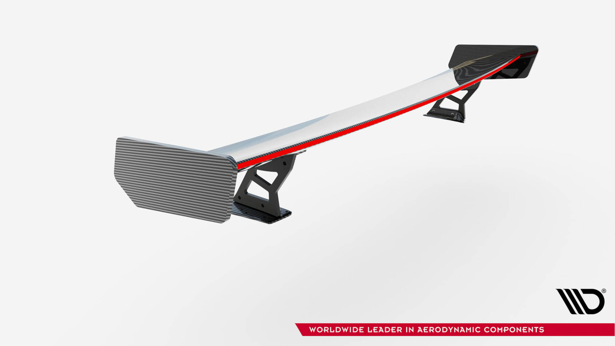 CARBON SPOILER WITH EXTERNAL BRACKETS UPRIGHTS + LED SUITABLE FOR BMW 3 COUPE E46 – MAXTON DESIGN
