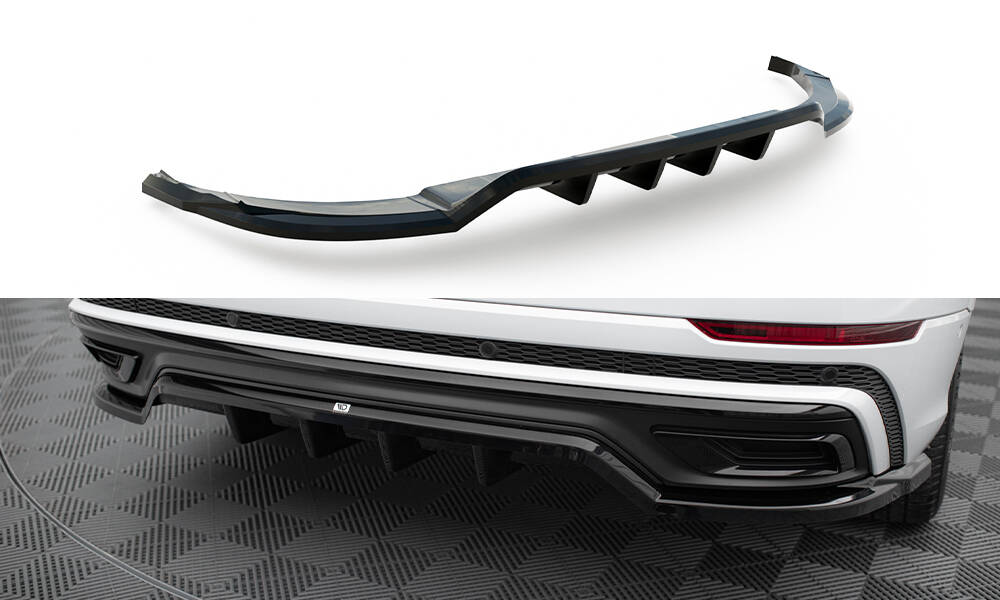 Central Rear Splitter (Vertical Bars) Audi Q8 S-Line Mk1