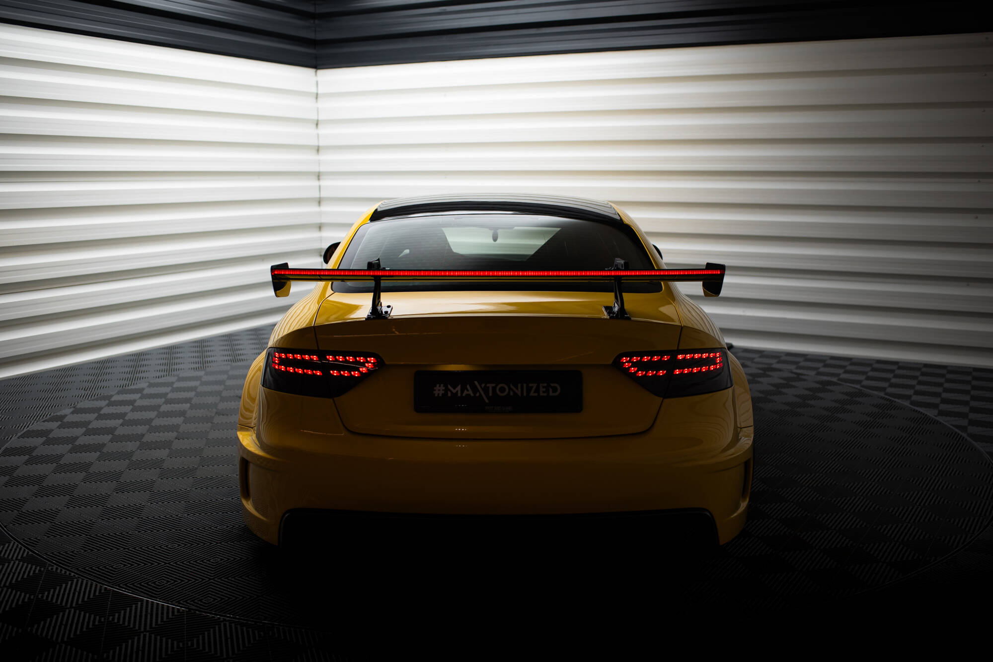 CARBON SPOILER WITH UPPER SWAN MOUNTING + LED SUITABLE FOR AUDI A5 COUPE 8T – MAXTON DESIGN - 6