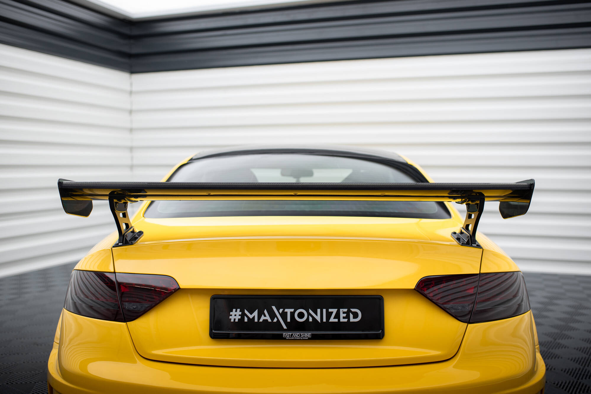 CARBON SPOILER WITH EXTERNAL BRACKETS UPRIGHTS SUITABLE FOR AUDI A5 COUPE 8T – MAXTON DESIGN - 13