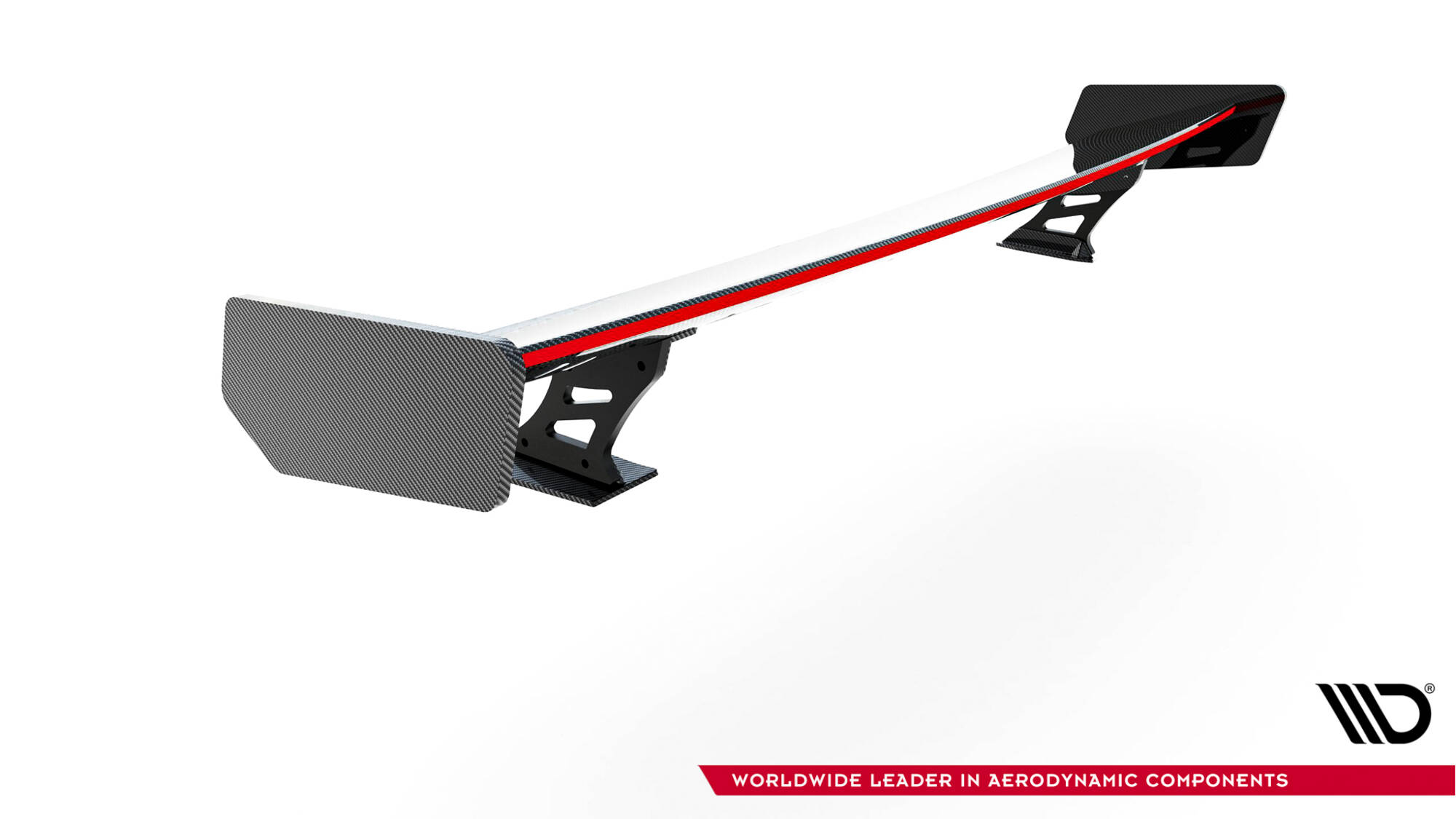 CARBON SPOILER WITH EXTERNAL BRACKETS UPRIGHTS + LED SUITABLE FOR AUDI A5 COUPE 8T – MAXTON DESIGN - 16
