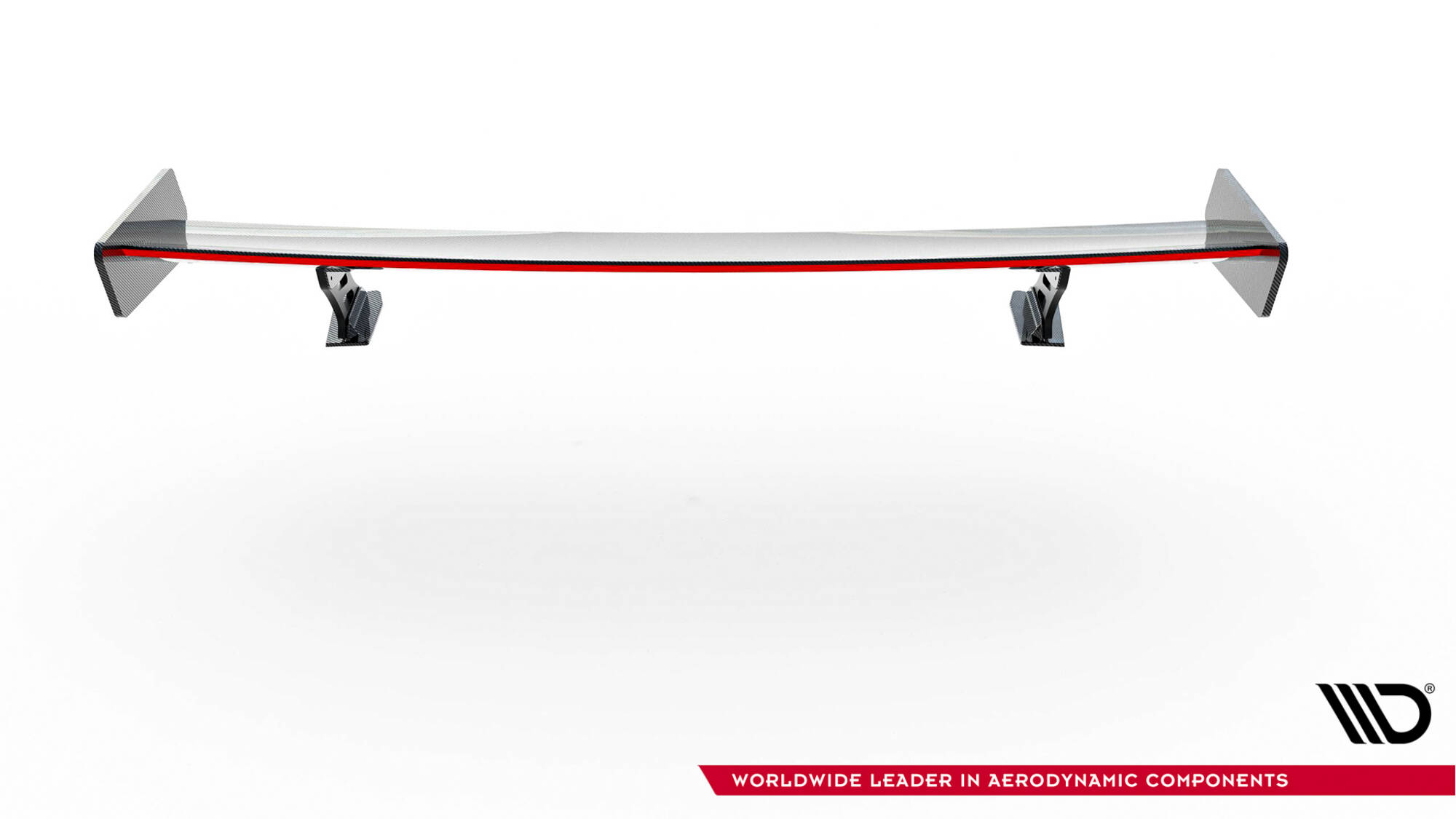 CARBON SPOILER WITH EXTERNAL BRACKETS UPRIGHTS + LED SUITABLE FOR AUDI A5 COUPE 8T – MAXTON DESIGN - 19