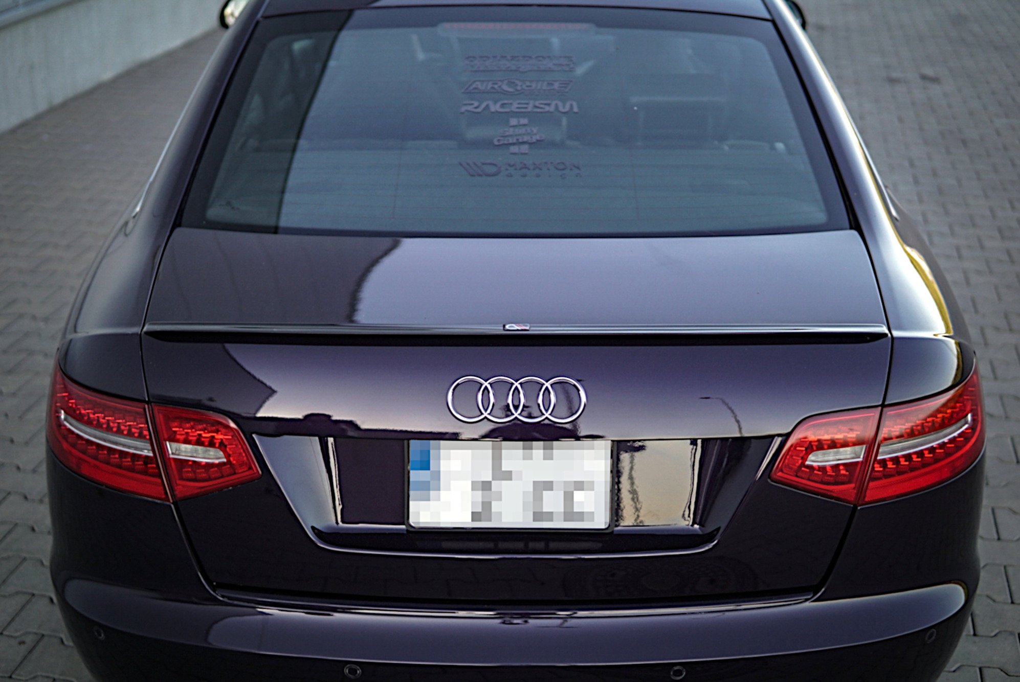 Spoiler CAP Audi A6 S-Line C6 FL Sedan - 4
