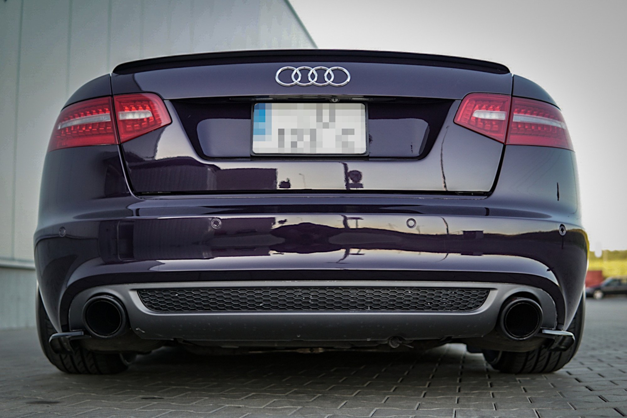 Spoiler CAP Audi A6 S-Line C6 FL Sedan - 6