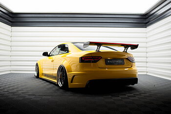 CARBON SPOILER WITH INTERNAL BRACKETS UPRIGHTS + LED SUITABLE FOR AUDI A5 COUPE 8T – MAXTON DESIGN