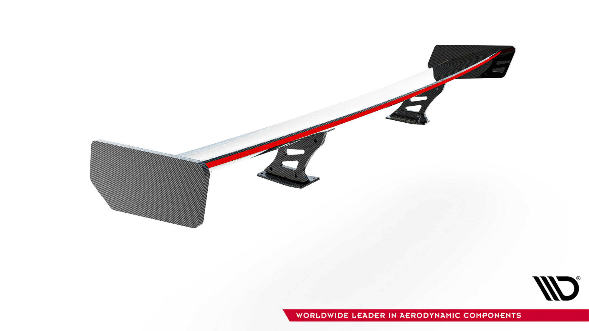 CARBON SPOILER WITH INTERNAL BRACKETS UPRIGHTS + LED SUITABLE FOR AUDI A5 COUPE 8T – MAXTON DESIGN - 6