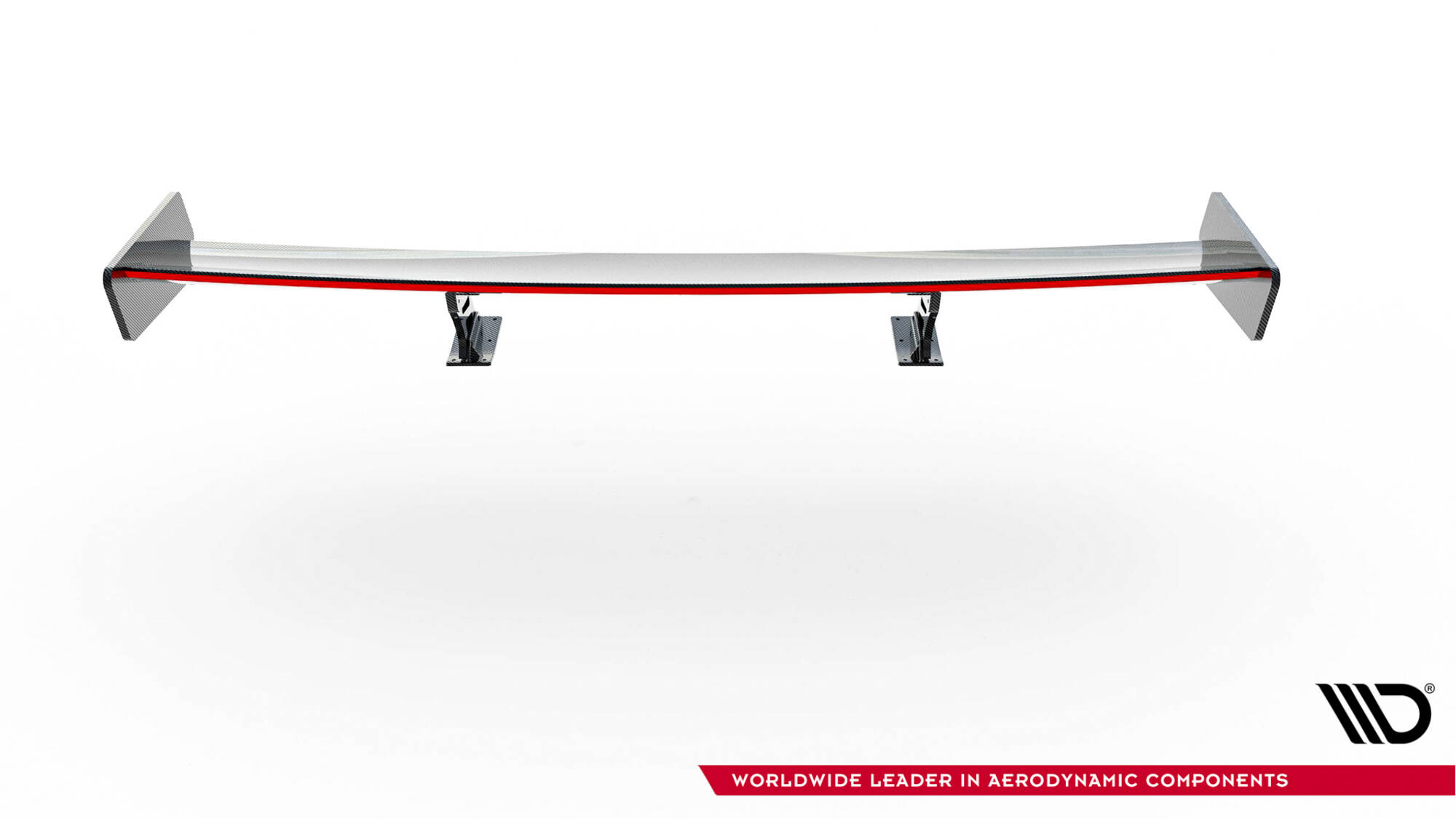 CARBON SPOILER WITH INTERNAL BRACKETS UPRIGHTS + LED SUITABLE FOR AUDI A5 COUPE 8T – MAXTON DESIGN - 12
